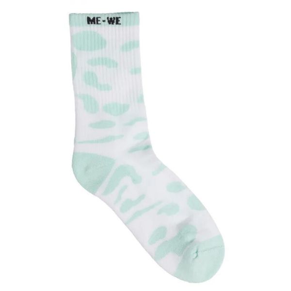 Εικόνα της Me-We Πετσετέ Λευκές/Aqua Γυναικείες Κάλτσες.