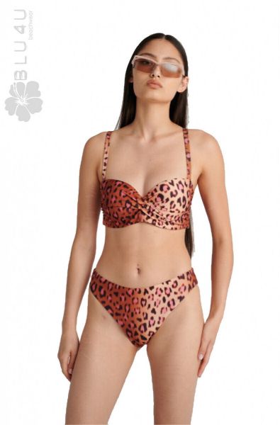Εικόνα της Blu4u Bikini Slip Μπεζ 25365285-19