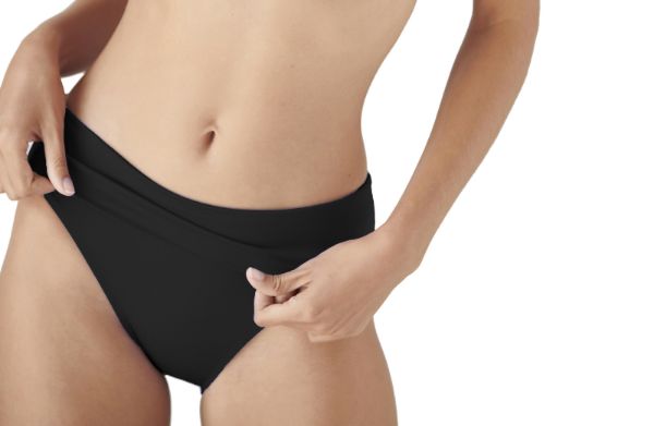 Εικόνα της Blu4u Bikini Slip Μαύρο Με Φάσα.