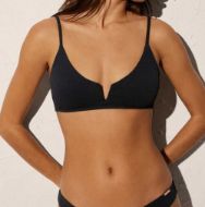 Εικόνα της Ysabel Mora Σουτιέν Μαγιό Γυναικείο Υφασμάτινο Regular Fit 82630 Black Μαυρο 82630