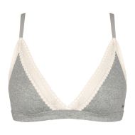 Εικόνα της Sloggi Go Ribbed Organic Cotton Bralette Γκρι.