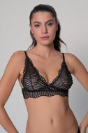 Εικόνα της Milena Bralette Μαύρο Με Δαντέλα.