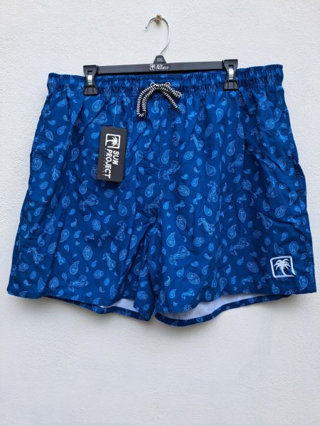 Εικόνα της Sun Project Plus Size Μπλε Ανδρικό Μαγιό Λαχούρι.