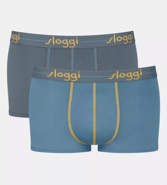 Εικόνα της 2Pack Sloggi Men Start Hipster Ραφ/Ανθρακί Boxer.