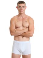 Εικόνα της Walk Ανδρικά Μποξεράκια White 2Pack W1761-1-0101