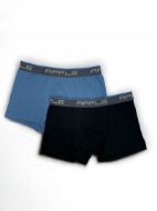 Εικόνα της Apple Boxer Ανδρικά Μποξεράκια Black & Rain Cloud 2Pack APP-0112934