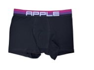 Εικόνα της Μαύρο Apple boxer Black-Mauve.