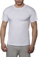 Εικόνα της Λευκή ανδρική φαρδιά φανέλα τύπου T-Shirt.