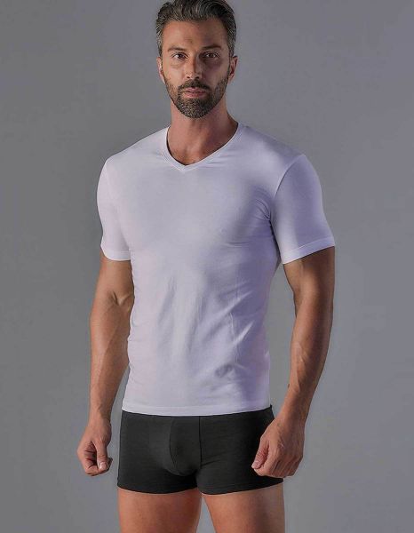 Εικόνα της Wrap Ανδρικές Φανέλες White 2Pack 311003-WHITE