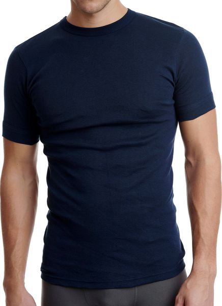 Εικόνα της Walk Βαμβακερή Ανδρική Φανέλα Κοντομάνικη Μπλε - 1 Τεμάχιο.