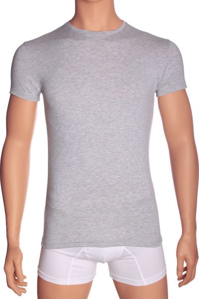 Εικόνα της Kybbvs KB710 Ανδρική Φανέλα Κοντομάνικη σε Γκρι Χρώμα