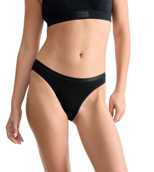 Εικόνα της Sloggi Βαμβακερά Γυναικεία Slip Mini 3Pack Μαύρο 10222320-0004