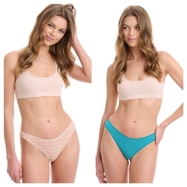 Εικόνα της Walk Γυναικεία Brazil 2Pack Τιρκουάζ W2018-30