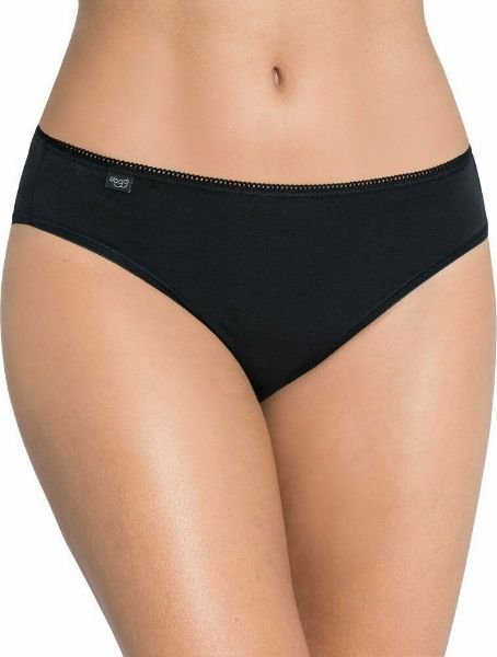 Εικόνα της Sloggi 24/7 Tai Βαμβακερό Γυναικείο Slip Μαύρο 10167188-0004