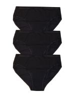 Εικόνα της 3 Pack Apple Μαύρα Βαμβκαερά Tai.