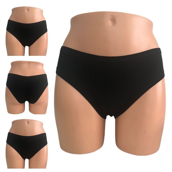 Εικόνα της 3Pack Ider Βαμβακερά Μαύρα Brazil.