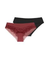 Εικόνα της Dorina Γυναικεία Slip 2Pack με Δαντέλα FXCH0004LA105-2X0307