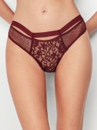 Εικόνα της Gisela μπορντό γυναικείο slip με δαντέλα.