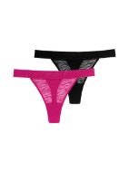 Εικόνα της Dorina Γυναικεία Slip 2Pack με Δαντέλα Ροζ FXST0003ME021-2X0310