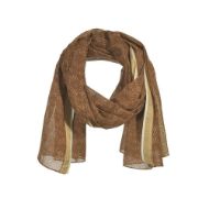 Εικόνα της BLE ΦΟΥΛΑΡΙ/ΠΑΡΕΟ ΚΑΦΕ ΜΕ ΧΡΥΣΗ ΜΠΟΡΝΤΟΥΡΑ 100X180 (100%COTTON) (ΚΩΔ.:  5-43-843-0033)