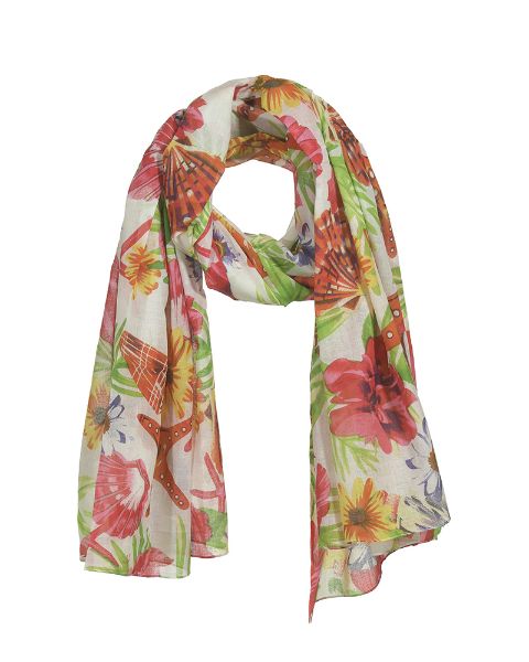 Εικόνα της BLE ΦΟΥΛΑΡΙ/ΠΑΡΕΟ ΠΟΛΥΧΡΩΜΟ 110Χ180 (100% COTTON)