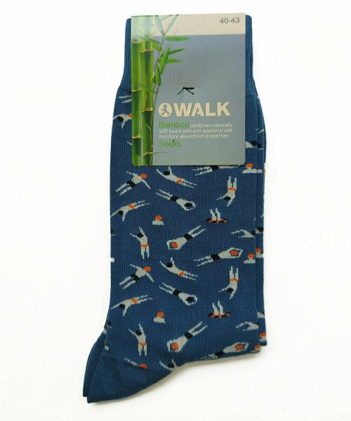 Εικόνα της Walk Ανδρικές Κάλτσες με Σχέδια Μπλε W304-28-04