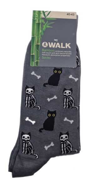 Εικόνα της Walk Ανδρικές Κάλτσες Γκρι Σκουρο W304-41-10