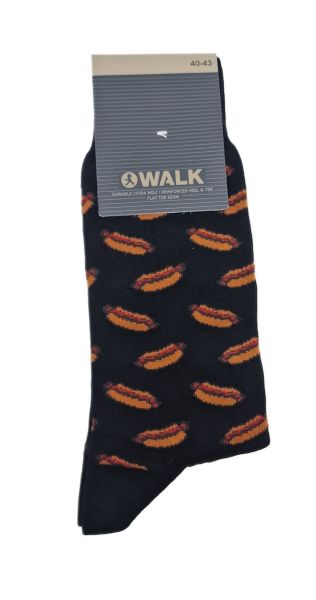 Εικόνα της Walk Ανδρικές Κάλτσες Μαυρο W1064-33-02