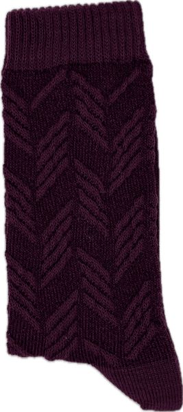 Εικόνα της ME-WE Γυναικείες Κάλτσες με Σχέδια Μωβ 1-4107 / Deep Purple