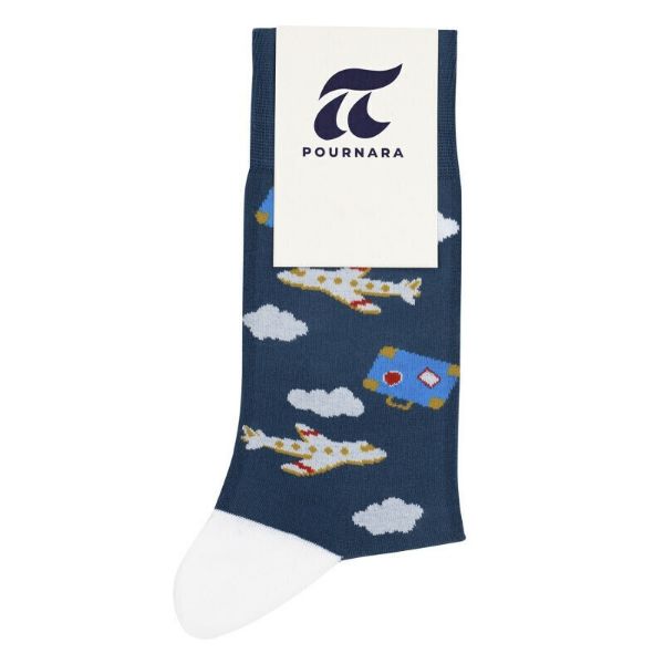 Εικόνα της Pournara Ανδρικές Κάλτσες Μπλε 2014-2