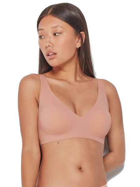 Εικόνα της Gisela Pink Micro-Seamless σουτιέν χωρίς μπανέλα & αποσπώμενη επένδυση.