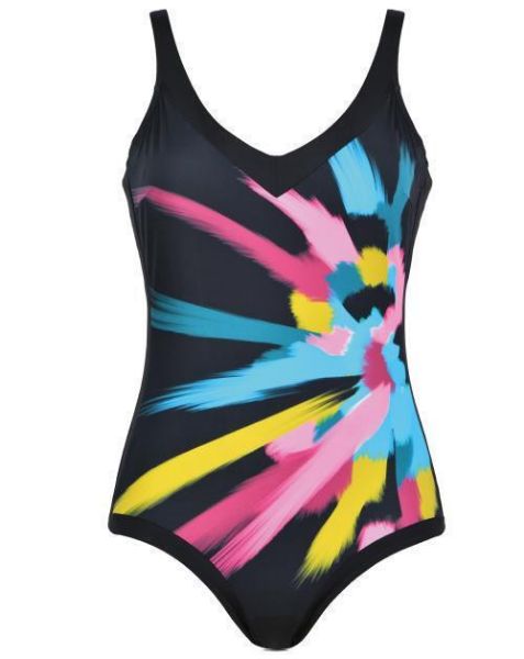 Εικόνα της Naturana Μαύρο Ολόσωμο Μαγιό Με Cups.