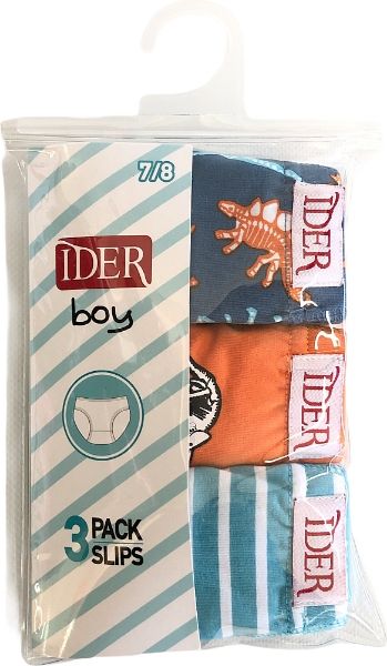 Εικόνα της 3 ΤΕΜΑΧΙΑ παιδικά αγορίστικα σλιπ με σχέδια.