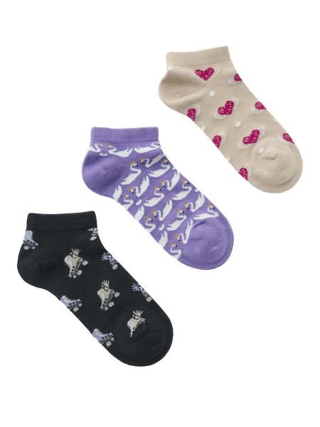 Εικόνα της Walk Παιδικές Κάλτσες Πολύχρωμες 3 Ζευγάρια W1836-2_MULTI