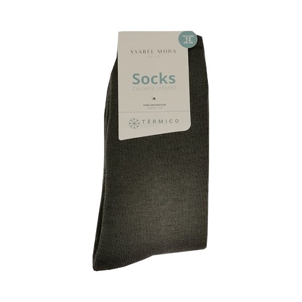 Εικόνα της Ysabel Mora Ισοθερμικές Παιδικές Κάλτσες Γκρι 02813