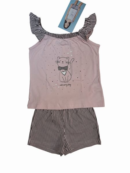 Εικόνα της Noidinotte βαμβακερό ροζ παιδικό babydoll.