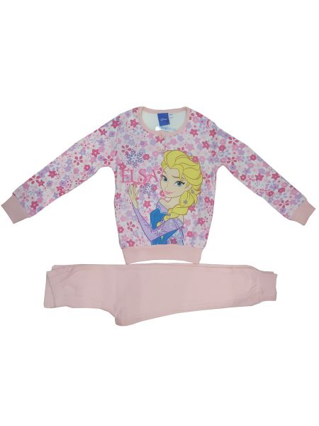 Εικόνα της Disney Frozen ροζ παιδική πιτζάμα.