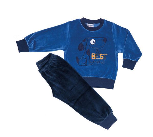 Εικόνα της Galaxy bebe βαμβακερή βελούδινη πιτζάμα.