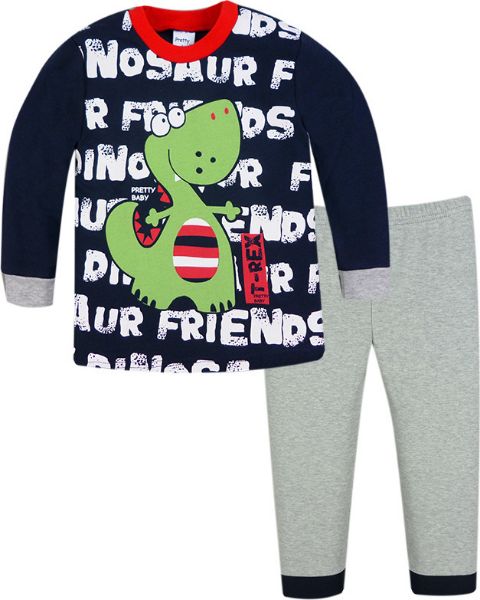 Εικόνα της Pretty Baby Παιδική Πιτζάμα Χειμωνιάτικη για Αγόρι Πολύχρωμη 68136