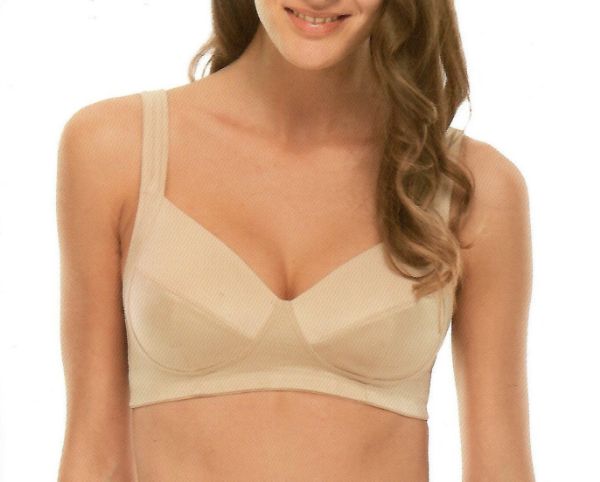 Εικόνα της Lovable μπεζ σουτιέν χωρίς μπανέλα, χωρίς επένδυση.