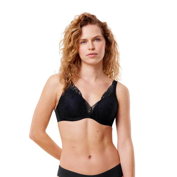 Εικόνα της Triumph Μαύρο Body Make-Up Illusion Lace WP  Σουτιέν με Μπανέλες 10219710-0004