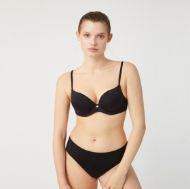 Εικόνα της Ysabel Mora 10021 Μαύρο Σουτιέν Push Up με Μπανέλες