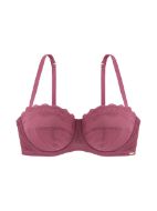 Εικόνα της DORINA ADDISON NON PADDED WIRED BRA 1/2 CUP, WITH WIRE PINK.
