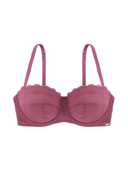Εικόνα της DORINA ADDISON NON PADDED WIRED BRA 1/2 CUP, WITH WIRE PINK.