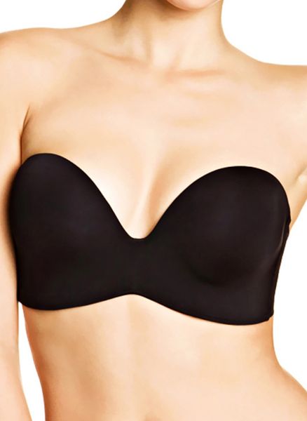 Εικόνα της Wonderbra Ultimate W032D Μαύρο Σουτιέν για Βαθύ Ντεκολτέ με Μπανέλες