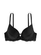 Εικόνα της Dorina Esme Plunge 3/4 Cup Black Bra.