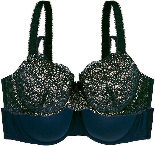 Εικόνα της Dorina Abigail 2 σουτιέν Μπλε. Με μπανέλα και ελαφριά επένδυση.