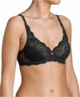 Εικόνα της Triumph Amourette 300 Μαύρο Σουτιέν Με Μπανέλα, Χωρίς Ενίσχυση.