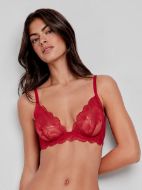 Εικόνα της Gisela Κόκκινο Σουτιέν Με Δαντέλα & Μπανέλες.