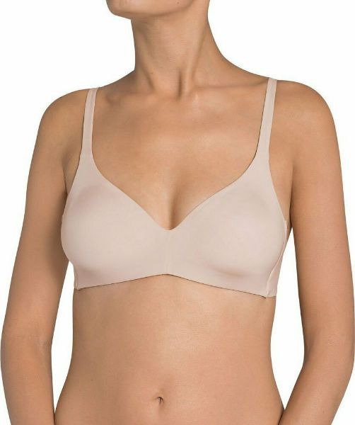 Εικόνα της Body Make-Up Essentials N. Μπεζ γυναικείο σουτιέν χωρίς μπανέλα, χωρίς επένδυση. Ρυθμιζόμενες ράντες.